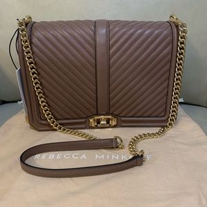 Rebecca Minkoff Chevron Quilted Jumbo Love Crossbody